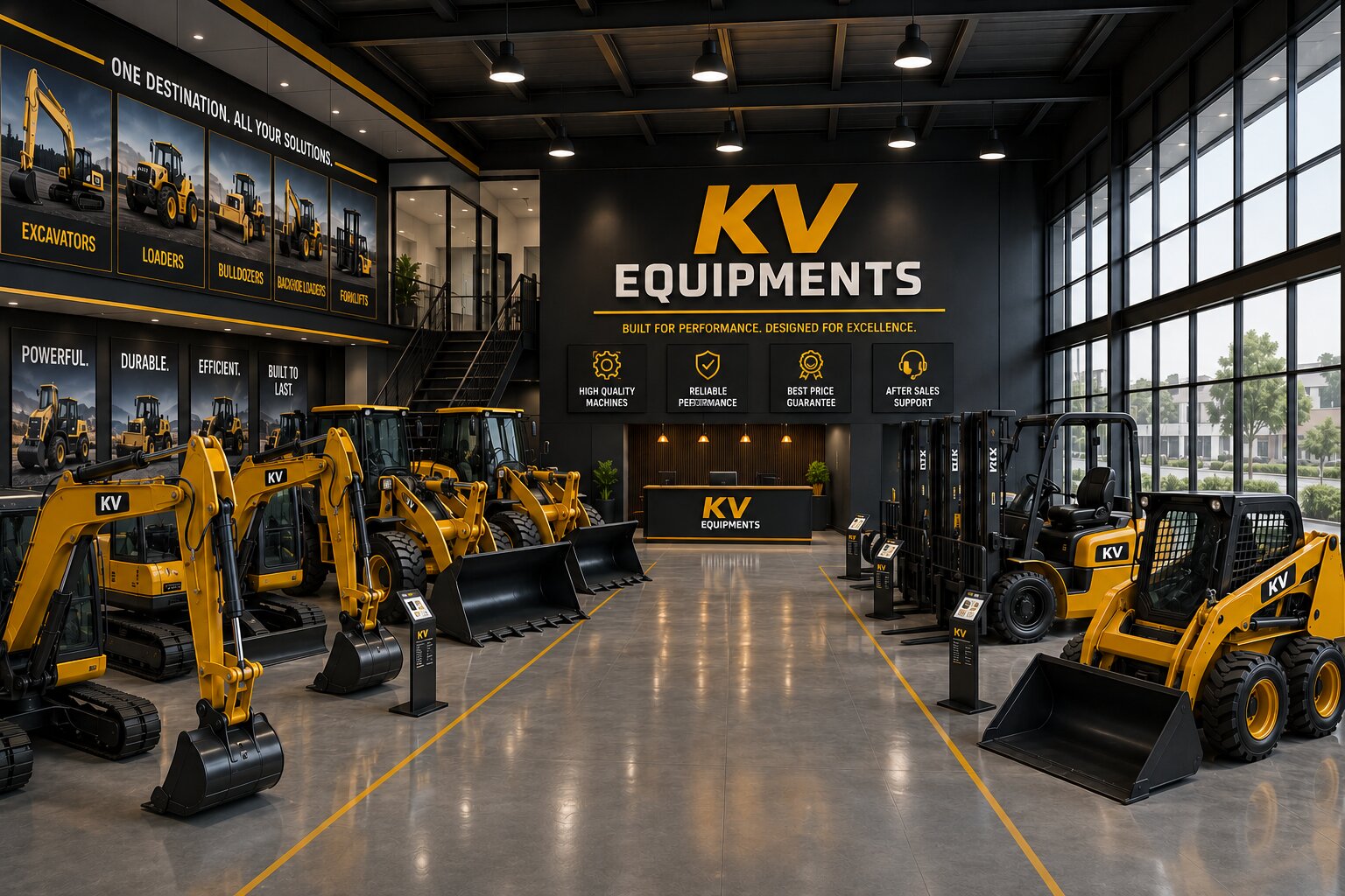 KV Equipments Company — exporting excellence worldwide from the port
